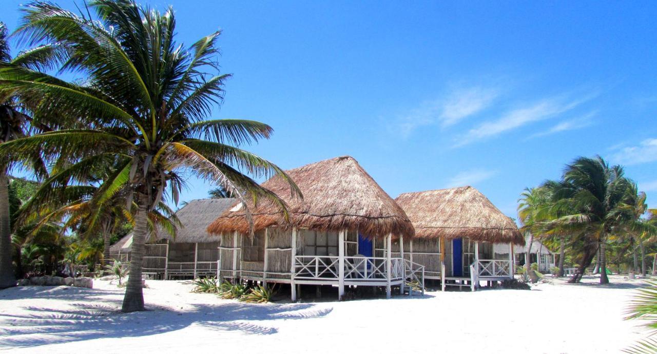 Cabanas Ecoturisticas Costa Maya 마아우알 외부 사진