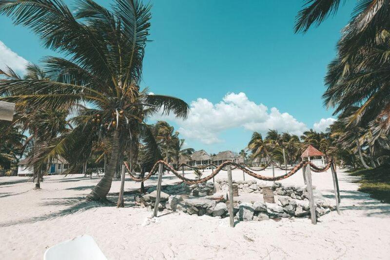 Cabanas Ecoturisticas Costa Maya 마아우알 외부 사진