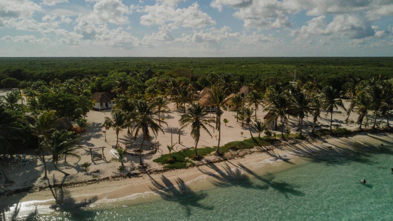 Cabanas Ecoturisticas Costa Maya 마아우알 외부 사진