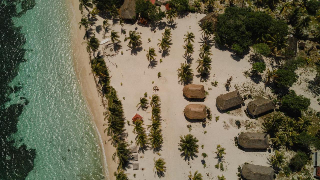 Cabanas Ecoturisticas Costa Maya 마아우알 외부 사진