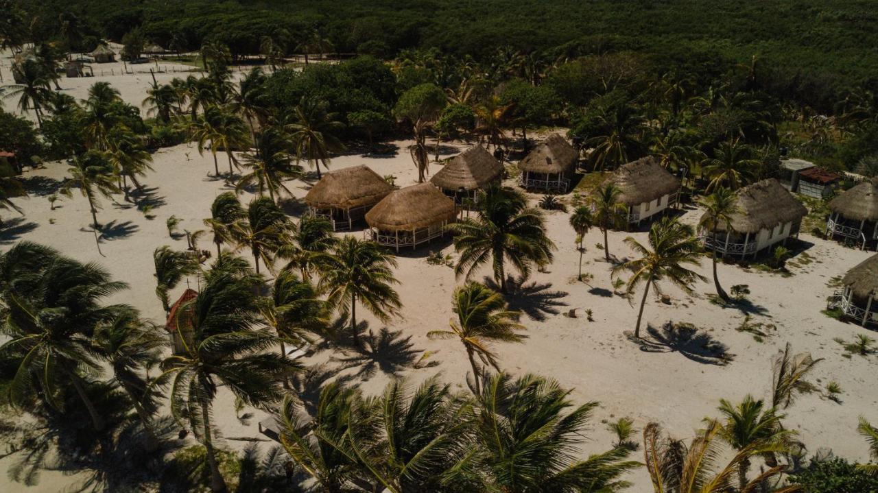 Cabanas Ecoturisticas Costa Maya 마아우알 외부 사진