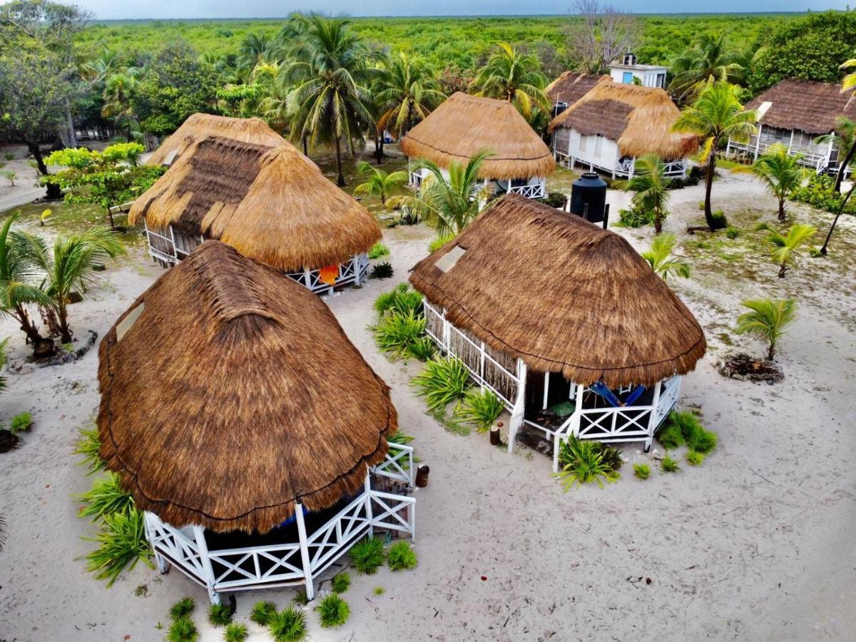 Cabanas Ecoturisticas Costa Maya 마아우알 외부 사진