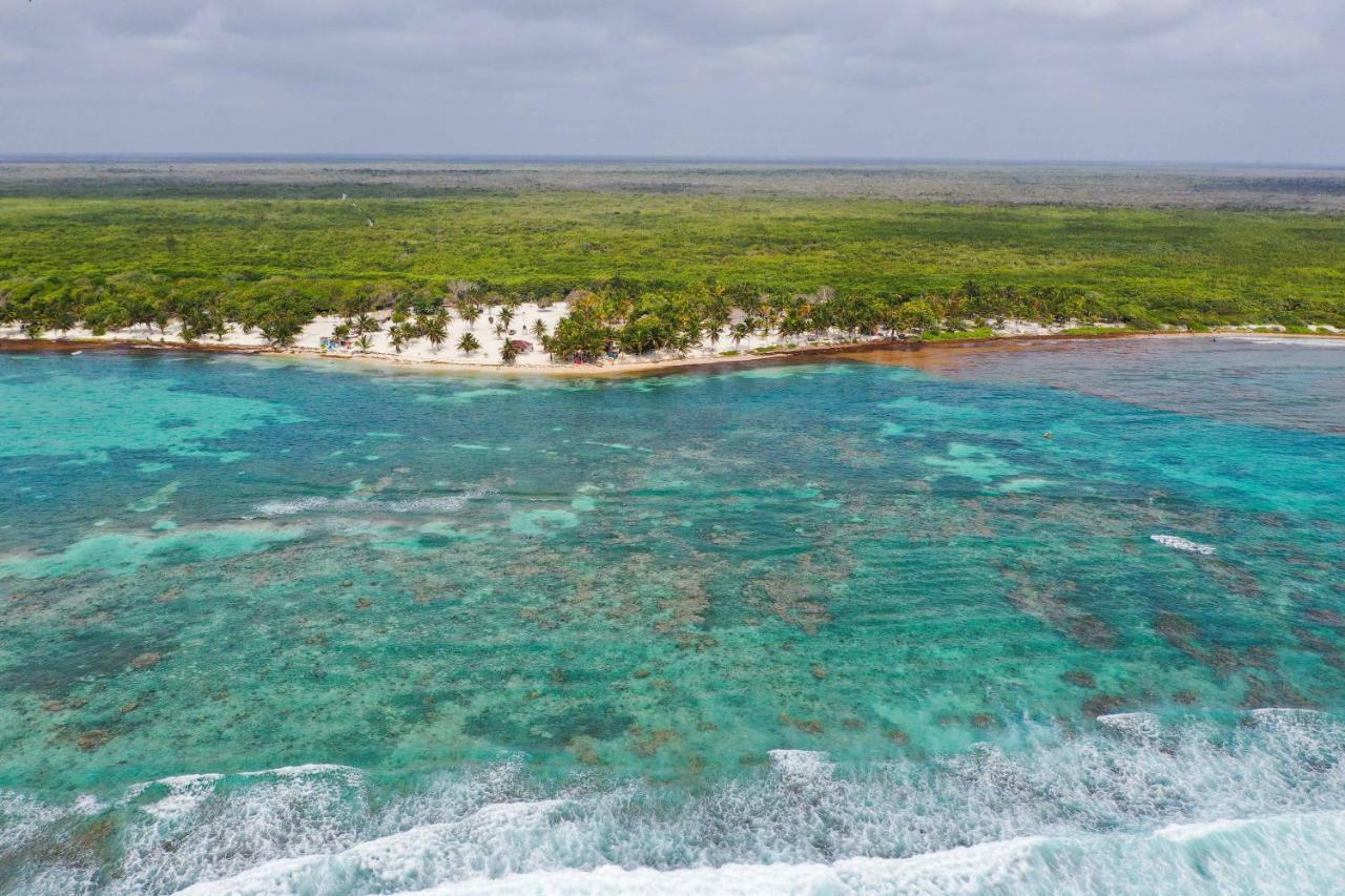 Cabanas Ecoturisticas Costa Maya 마아우알 외부 사진